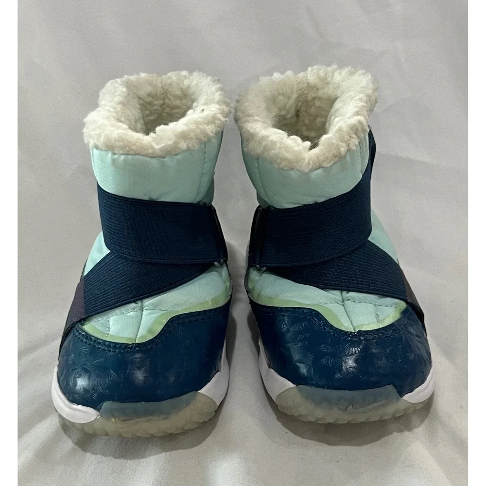 Nike Flex Advance SE Baby Toddler Winter Snow Boots Aqua Blue Size 7C‎